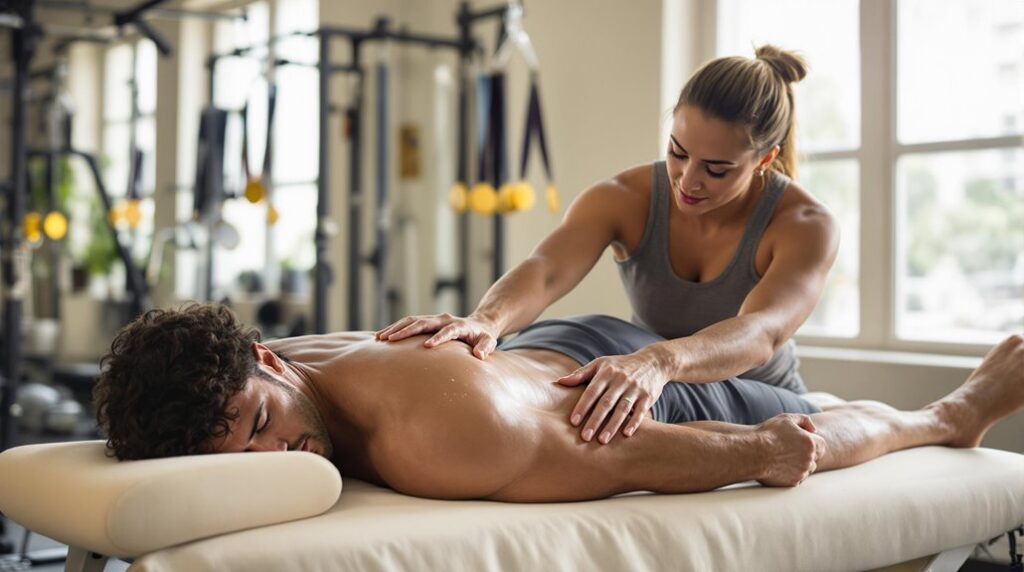 athletic recovery through massage