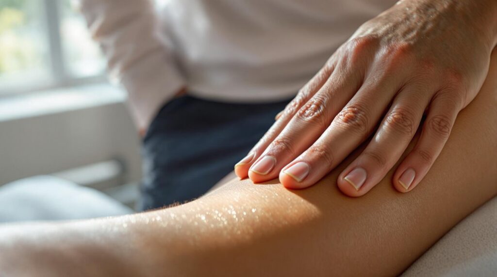 massage therapy alleviates tendon pain