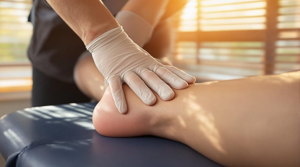 sports massage eases tendonitis